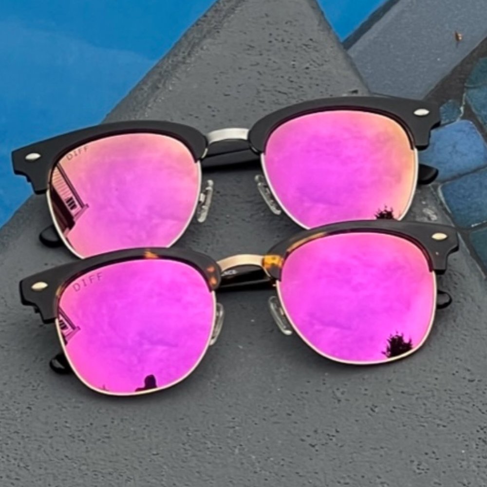 Diff Eyewear Barry Polarized Lot Of 2 - image 1